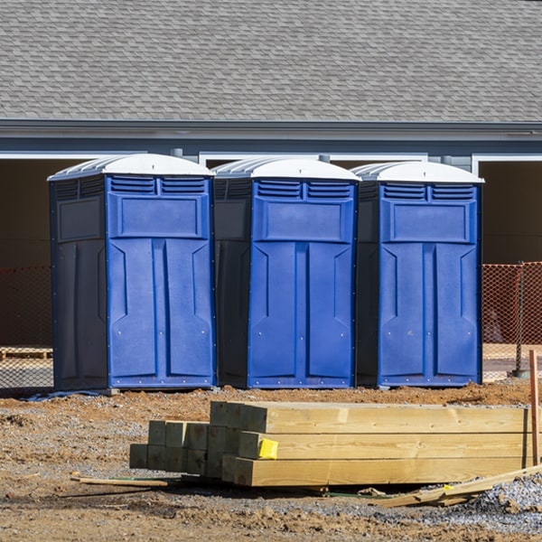 are there any restrictions on where i can place the portable restrooms during my rental period in Grover